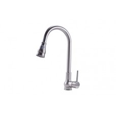 Klabb Faucet KF 80001 Single Handle Pull-Down Kitchen Faucet  Brushed nickle - B06XT5NT1Q